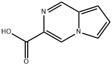 Pyrrolo[1,2-a]pyrazine-3-carboxylic acid (9CI) Struktur