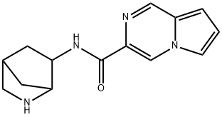 Pyrrolo[1,2-a]pyrazine-3-carboxamide, N-2-azabicyclo[2.2.1]hept-6-yl- (9CI) Struktur