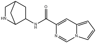 Pyrrolo[1,2-c]pyrimidine-3-carboxamide, N-2-azabicyclo[2.2.1]hept-6-yl- (9CI) Struktur