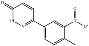 6-(4-METHYL-3-NITROPHENYL)-3(2H)-PYRIDAZINONE Struktur