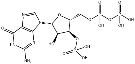 guanosine 5'-diphosphate-3'-monophosphate Struktur