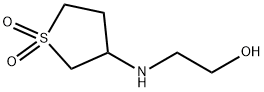 2-[(1,1-DIOXIDOTETRAHYDROTHIEN-3-YL)AMINO]ETHANOL Struktur