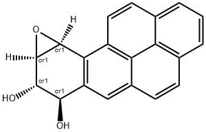 SYN-BENZO(A)PYRENEDIOLEPOXIDE Struktur