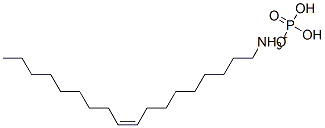 (Z)-octadec-9-enylammonium dihydrogen phosphate Struktur