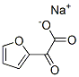 sodium alpha-oxofuran-2-acetate Struktur