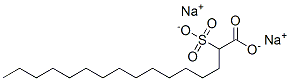 disodium 2-sulphonatopalmitate Struktur