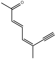 3,5-Octadien-7-yn-2-one, 6-methyl-, (E,Z)- (9CI) Struktur