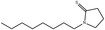 2-Pyrrolidinethione,  1-octyl- Struktur