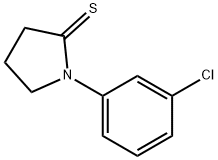 2-Pyrrolidinethione,  1-(3-chlorophenyl)- Struktur