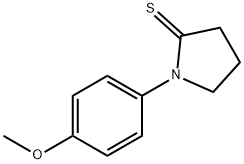 2-Pyrrolidinethione,  1-(4-methoxyphenyl)- Struktur