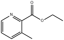 ETHYL 3-METHYLPYRIDINE-2-CARBOXYLATE Struktur