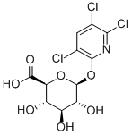 3,5,6-TRICHLORO-2-PYRIDINOL GLUCURONIDE Struktur