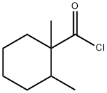 Cyclohexanecarbonyl chloride, 1,2-dimethyl- (9CI) Struktur