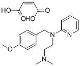 PYRILAMINE MALEATE Struktur