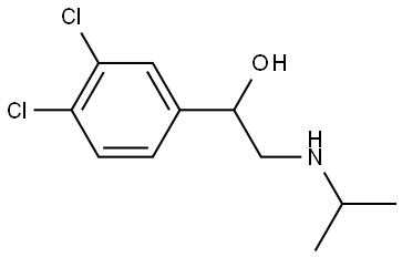 Dichloroisoproterenol Struktur