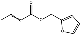 2-Butenoic acid, 2-furanylmethyl ester Struktur