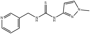 Thiourea, N-(1-methyl-1H-pyrazol-3-yl)-N-(3-pyridinylmethyl)- (9CI) Struktur