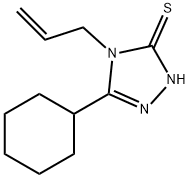 4-ALLYL-5-CYCLOHEXYL-4H-[1,2,4]TRIAZOLE-3-THIOL Struktur