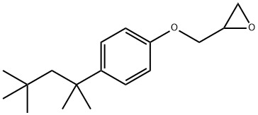 2-{[4-(1,1,3,3-TETRAMETHYLBUTYL)PHENOXY]METHYL}OXIRANE Struktur