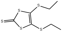 4,5-BIS(ETHYLTHIO)-1,3-DITHIOLE-2-THIONE Struktur