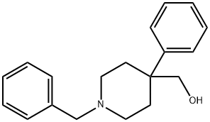 1-benzyl-4-phenylpiperidine-4-methanol Struktur