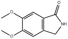 5,6-DIMETHOXY-2,3-DIHYDRO-ISOINDOL-1-ONE Struktur