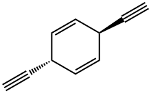 1,4-Cyclohexadiene, 3,6-diethynyl-, trans- (9CI) Struktur