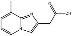 (8-METHYL-IMIDAZO[1,2-A]PYRIDIN-2-YL)-ACETIC ACID Struktur