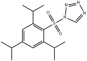 2,4,6-triisopropylbenzenesulfonyltetrazole Struktur