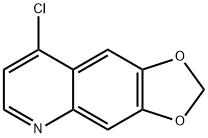 8-CHLORO[1,3]DIOXOLO[4,5-G]QUINOLINE Struktur