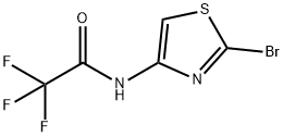 N-(2-Bromo-thiazol-4-yl)-2,2,2-trifluoro-acetamide Struktur