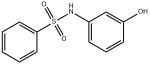 N-(3-hydroxyphenyl)benzenesulphonamide Struktur