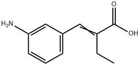 2-[(3-aminophenyl)methylene]butyric acid Struktur