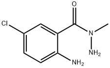 1-(2-AMINO-5-CHLOROBENZOYL)-1-METHYLHYDRAZINE Struktur