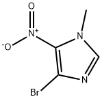 4-Bromo-1-methyl-5-nitro-1H-imidazole Struktur