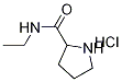 N-Ethyl-2-pyrrolidinecarboxamide hydrochloride Struktur