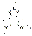 1-O,2-O:3-O,4-O:5-O,6-O-Tris(ethylboranediyl)-D-mannitol Struktur