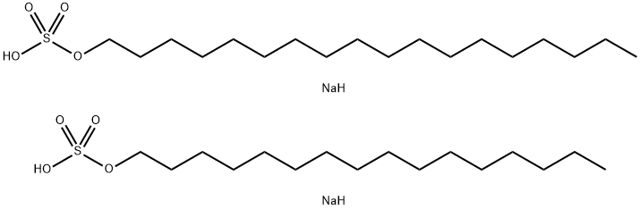 SODIUM CETYL STEARYL SULFATE Struktur