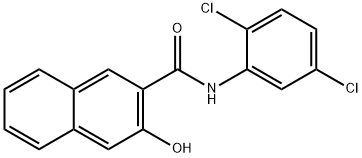 N-(2,5-dichlorophenyl)-3-hydroxynaphthalene-2-carboxamide Struktur