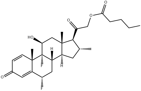 Diflucortolone valerate Struktur