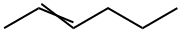 TRANS-2-HEXENE Struktur