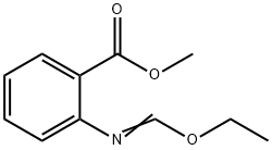 METHYL 2-[(ETHOXYMETHYLENE)AMINO]BENZOATE Struktur