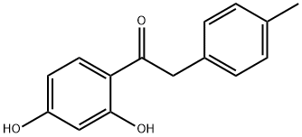 1-(2,4-DIHYDROXYPHENYL)-2-P-TOLYLETHANONE Struktur