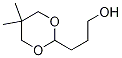 3-(5,5-DiMethyl-1,3-dioxan-2-yl)propan-1-ol Struktur