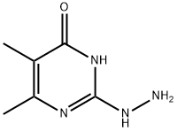 2-Hydrazino-5,6-dimethylpyrimidin-4(3{H})-one Struktur