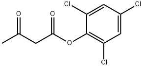 2,4,6-TRICHLOROPHENYL ACETOACETATE Struktur