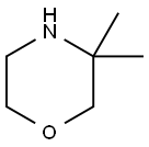 3,3-Dimethylmorpholine Struktur