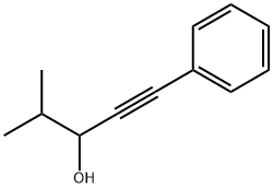 1-PHENYL-4-METHYL-1-PENTYN-3-OL Struktur