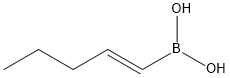 1-PENTENYLBORONIC ACID Struktur