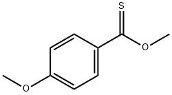 4-Methoxythiobenzoic acid methyl ester Struktur